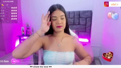 Snapshot of imsofy_1 chatting on February 25, 1:50 pm sofy online show from February 25, 1:50 pm