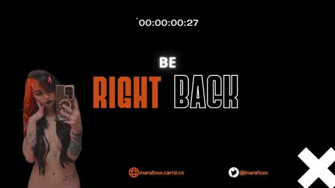 Snapshot of inarafoxxx chatting on December 18, 5:15 am Inarafoxx online show from December 18, 5:15 am