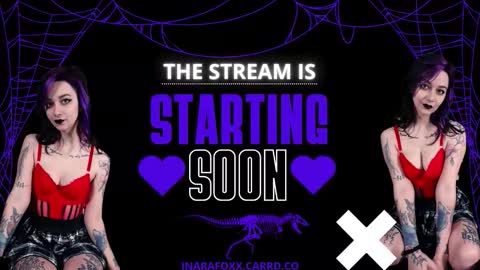 Snapshot of inarafoxxx chatting on October 19, 4:46 am Inarafoxx online show from October 19, 4:46 am