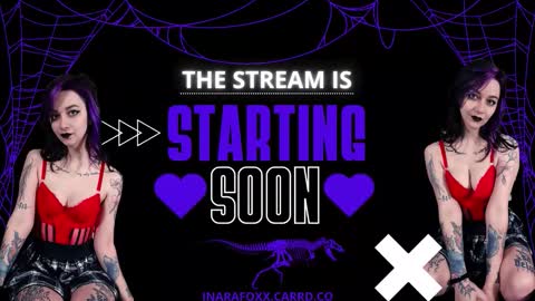 Snapshot of inarafoxxx chatting on November 1, 2:57 am Inarafoxx online show from November 1, 2:57 am