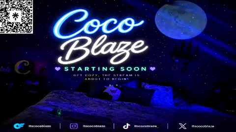 Snapshot of itscocoblaze chatting on June 22, 9:56 pm CoCo Blaze online show from June 22, 9:56 pm