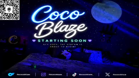 Snapshot of itscocoblaze chatting on July 1, 2:24 am CoCo Blaze online show from July 1, 2:24 am