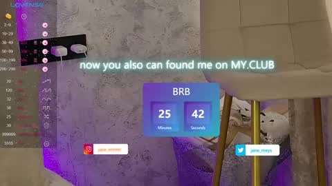 Snapshot of jane_meys chatting on January 7, 11:05 am your kitty JANE roawww online show from January 7, 11:05 am