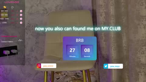 Snapshot of jane_meys chatting on January 12, 11:07 am your kitty JANE roawww online show from January 12, 11:07 am