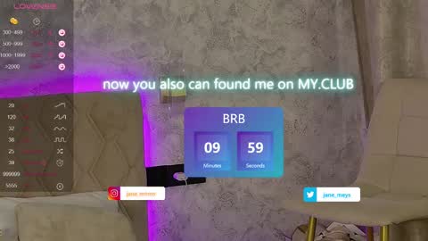 Snapshot of jane_meys chatting on February 23, 11:22 am your kitty JANE roawww online show from February 23, 11:22 am