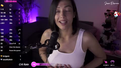 Snapshot of jessi_dreams chatting on December 4, 5:38 am Jessica Gomez online show from December 4, 5:38 am