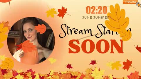 Snapshot of junejuniper chatting on November 9, 12:31 am June Juniper online show from November 9, 12:31 am