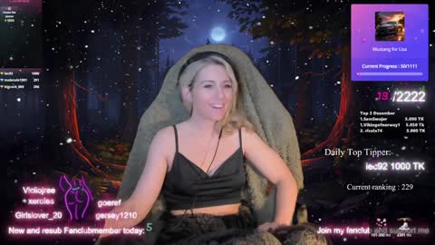 Snapshot of kimilee22 chatting on December 17, 5:29 am Wolfs Girl online show from December 17, 5:29 am