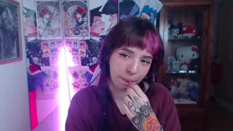 Snapshot of kitsunearineko chatting on December 7, 3:14 am Ari Keimiwrights online show from December 7, 3:14 am