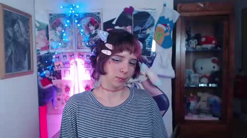 Snapshot of kitsunearineko chatting on December 12, 9:08 am Ari Keimiwrights online show from December 12, 9:08 am