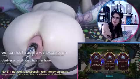 Snapshot of kittendark chatting on February 17, 1:35 am Gothic Kitten online show from February 17, 1:35 am