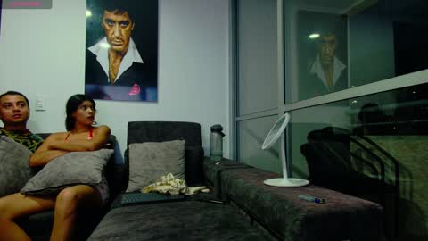 Snapshot of latin_couple77 chatting on January 21, 10:52 am Sara y Andy online show from January 21, 10:52 am