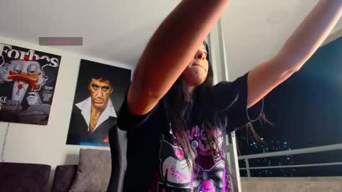 Snapshot of latin_couple77 chatting on November 19, 12:10 am Sara y Andy online show from November 19, 12:10 am