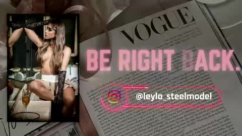 INSTA leylasteel model         online show from April 8, 12:05 pm