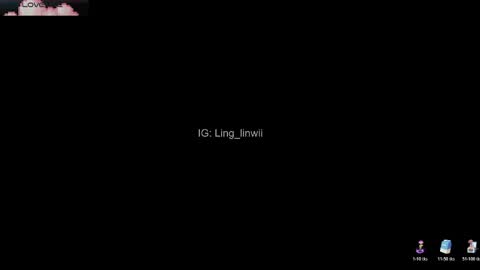 Snapshot of ling_meow chatting on May 9, 2:17 am Ling online show from May 9, 2:17 am