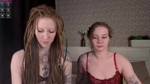 Hello our names are Kate and Alice this is our first day here. online show from February 13, 1:45 am