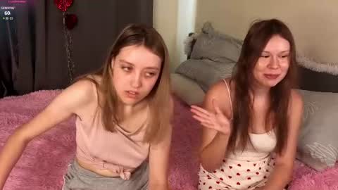 Hello our names are Kate and Alice this is our first day here. online show from July 2, 1:05 am