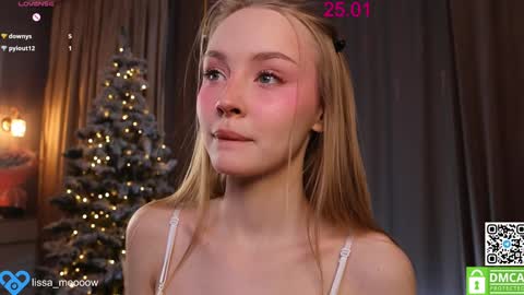 Snapshot of lissa_meooow chatting on January 25, 4:23 am your Liza again. Next stream Dec. 1 at 2 or 3 GMT online show from January 25, 4:23 am