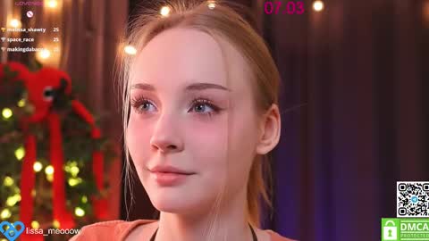 Snapshot of lissa_meooow chatting on March 7, 4:24 am your Liza again. Next stream Dec. 1 at 2 or 3 GMT online show from March 7, 4:24 am