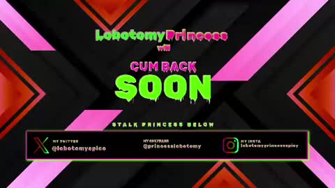 Snapshot of lobotomyprincess chatting on July 3, 2:18 am LobotomyPrincess online show from July 3, 2:18 am