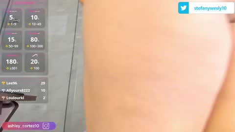 Snapshot of lorena_rico10 chatting on October 11, 4:44 am Ashley Cotez online show from October 11, 4:44 am