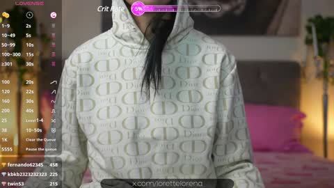 LoretteLorena online show from January 9, 8:01 pm