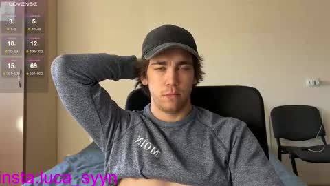 Snapshot of luca_syn chatting on October 8, 7:28 am Luca S online show from October 8, 7:28 am