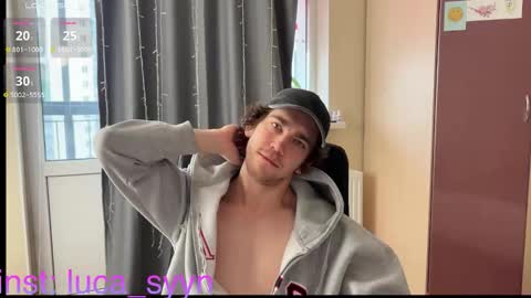 Snapshot of luca_syn chatting on October 11, 8:35 am Luca S online show from October 11, 8:35 am