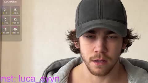 Snapshot of luca_syn chatting on October 24, 9:49 am Luca S online show from October 24, 9:49 am