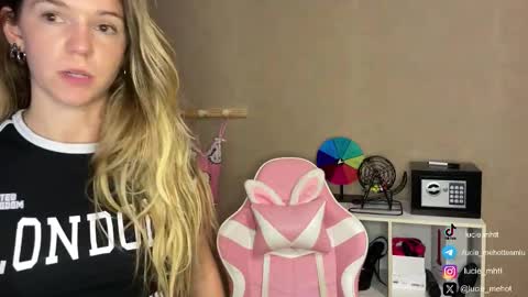 Lucie hot follow me on  online show from September 18, 7:05 pm