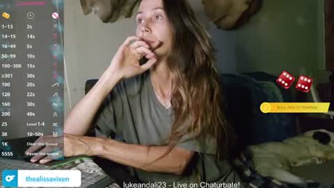 Snapshot of lukeandali23 chatting on July 7, 3:09 am Lukeandali420 online show from July 7, 3:09 am