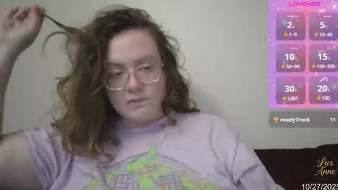 Lux anne online show from October 28, 3:32 am