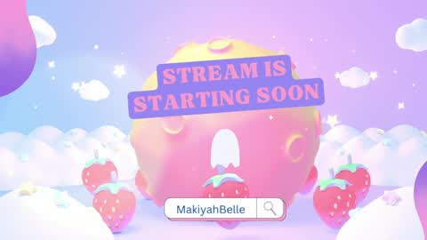 MakiyahBelle online show from January 1, 8:35 am
