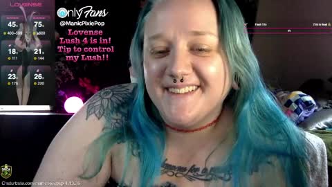 ManicPixiePop online show from April 10, 6:34 pm