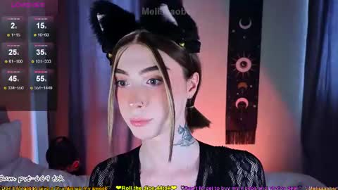 Snapshot of melissaober chatting on July 10, 6:39 am Melissa or abbreviated Mel or Lis online show from July 10, 6:39 am