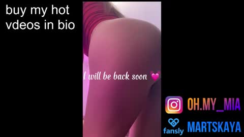 Snapshot of mia4sin chatting on January 19, 6:39 am Mia Martskaya online show from January 19, 6:39 am