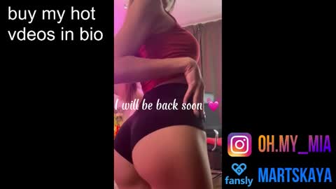 Snapshot of mia4sin chatting on February 2, 10:03 am Mia Martskaya online show from February 2, 10:03 am