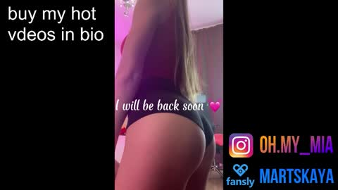 Snapshot of mia4sin chatting on February 10, 8:29 am Mia Martskaya online show from February 10, 8:29 am