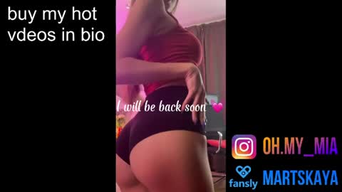 Snapshot of mia4sin chatting on March 1, 2:30 pm Mia Martskaya online show from March 1, 2:30 pm