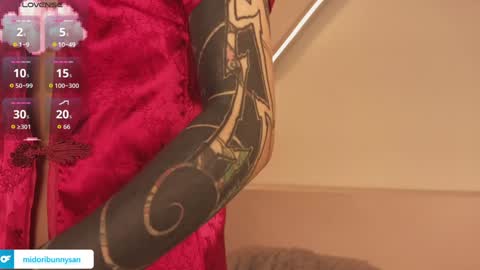 midori__san online show from February 13, 1:07 pm