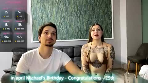 Miley and Michael online show from April 18, 7:58 pm