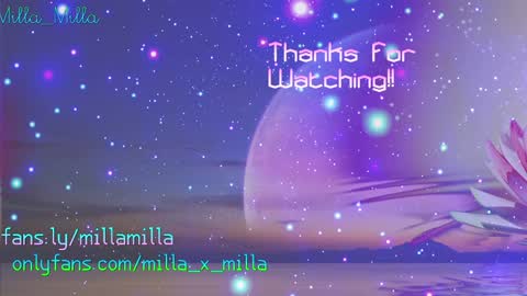 milla_milla online show from January 4, 12:49 pm