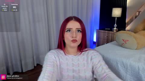 Snapshot of misspaulina__ chatting on January 7, 11:14 pm Pau Giraldo online show from January 7, 11:14 pm