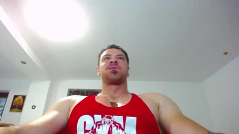 Snapshot of muscleaj69 chatting on July 19, 5:33 am AJ online show from July 19, 5:33 am