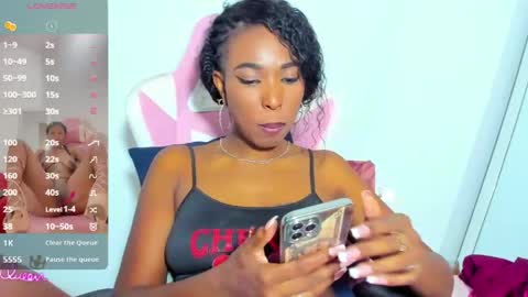 Snapshot of myblackdope_ chatting on April 18, 12:47 am Samanta online show from April 18, 12:47 am