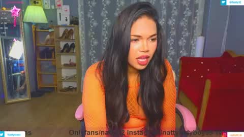 Snapshot of nattyladyboy chatting on June 12, 5:06 am Natty online show from June 12, 5:06 am