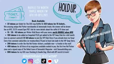 Nel Parker online show from January 12, 3:28 am