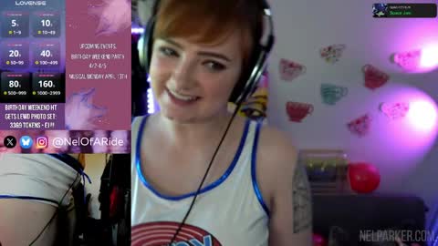 Nel Parker online show from April 4, 11:02 pm