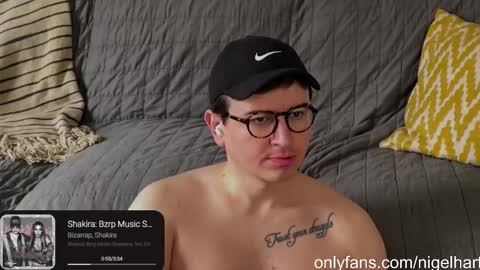 Snapshot of nigelhart chatting on January 8, 3:28 pm Nigel Hart online show from January 8, 3:28 pm