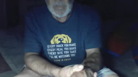 Snapshot of old_bald63 chatting on June 10, 8:35 am old_bald63 online show from June 10, 8:35 am
